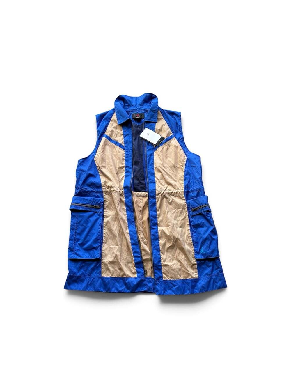 Jordan Next Utility Capsule 2-In-1 Vest Blue Tan Size XL